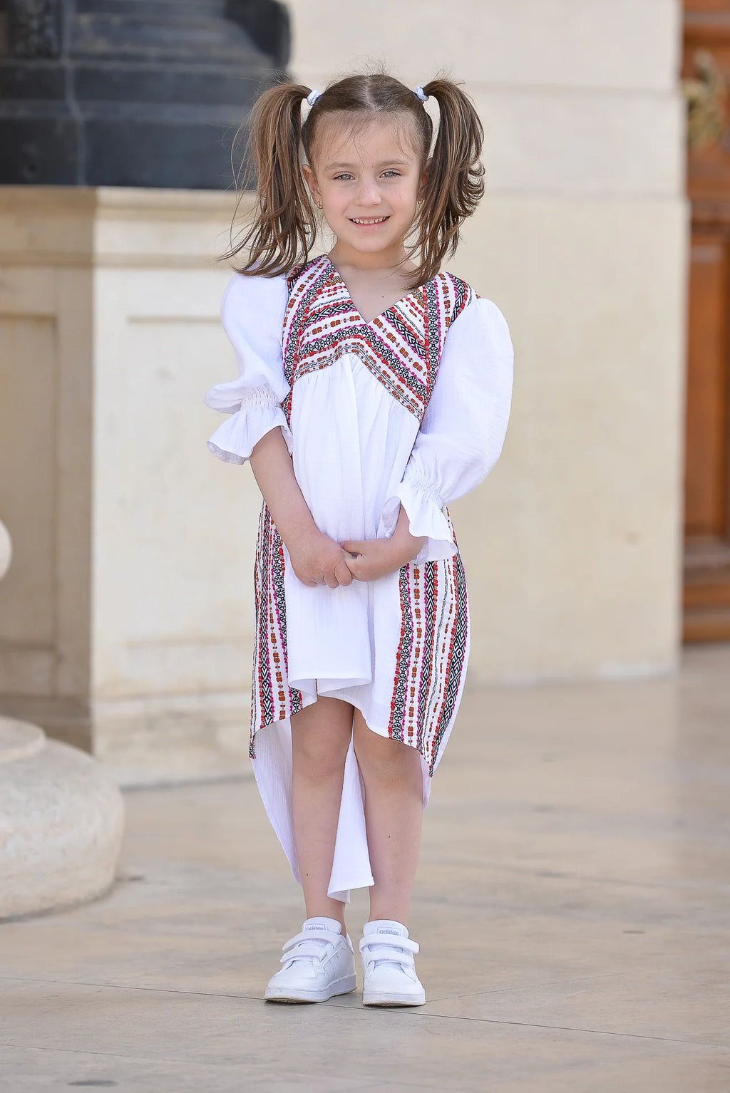 Rochita traditionala fetite Alba Agata 9 luni - 7 ani