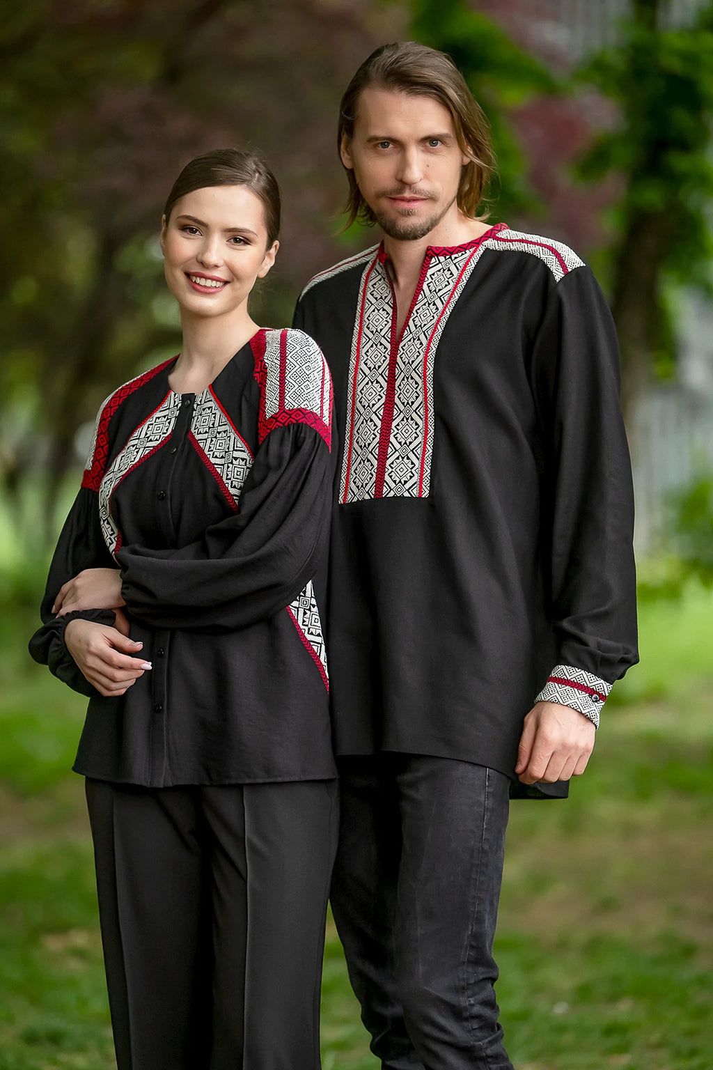 Camasa Barbateasca Traditionala Vladislav Cu Motive Populare