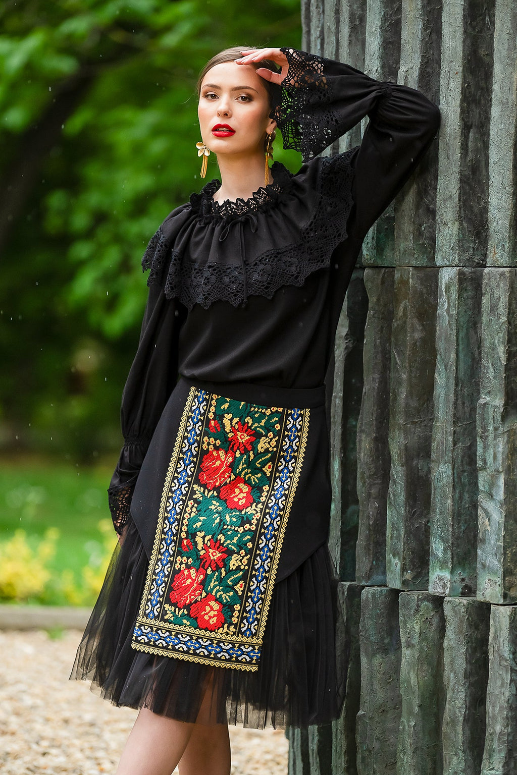 Fusta Cu Fota si Tulle