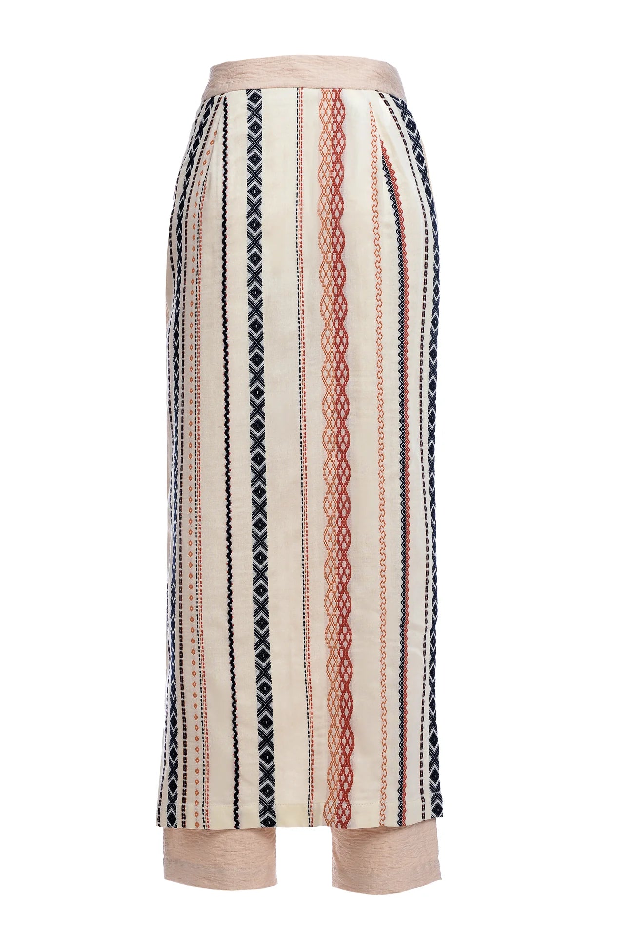 Pantaloni Crem cu Oprege
