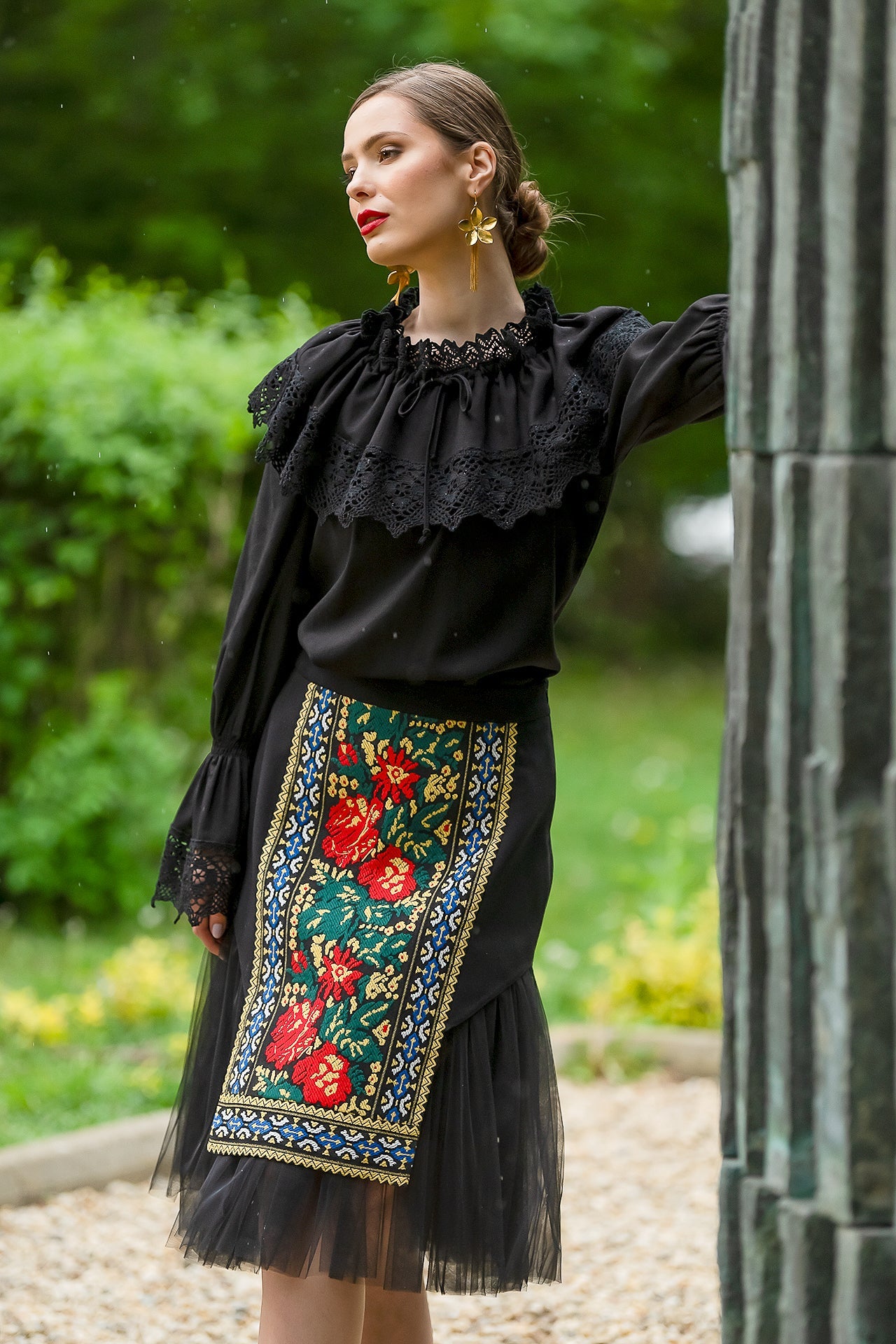 Fusta Cu Fota si Tulle