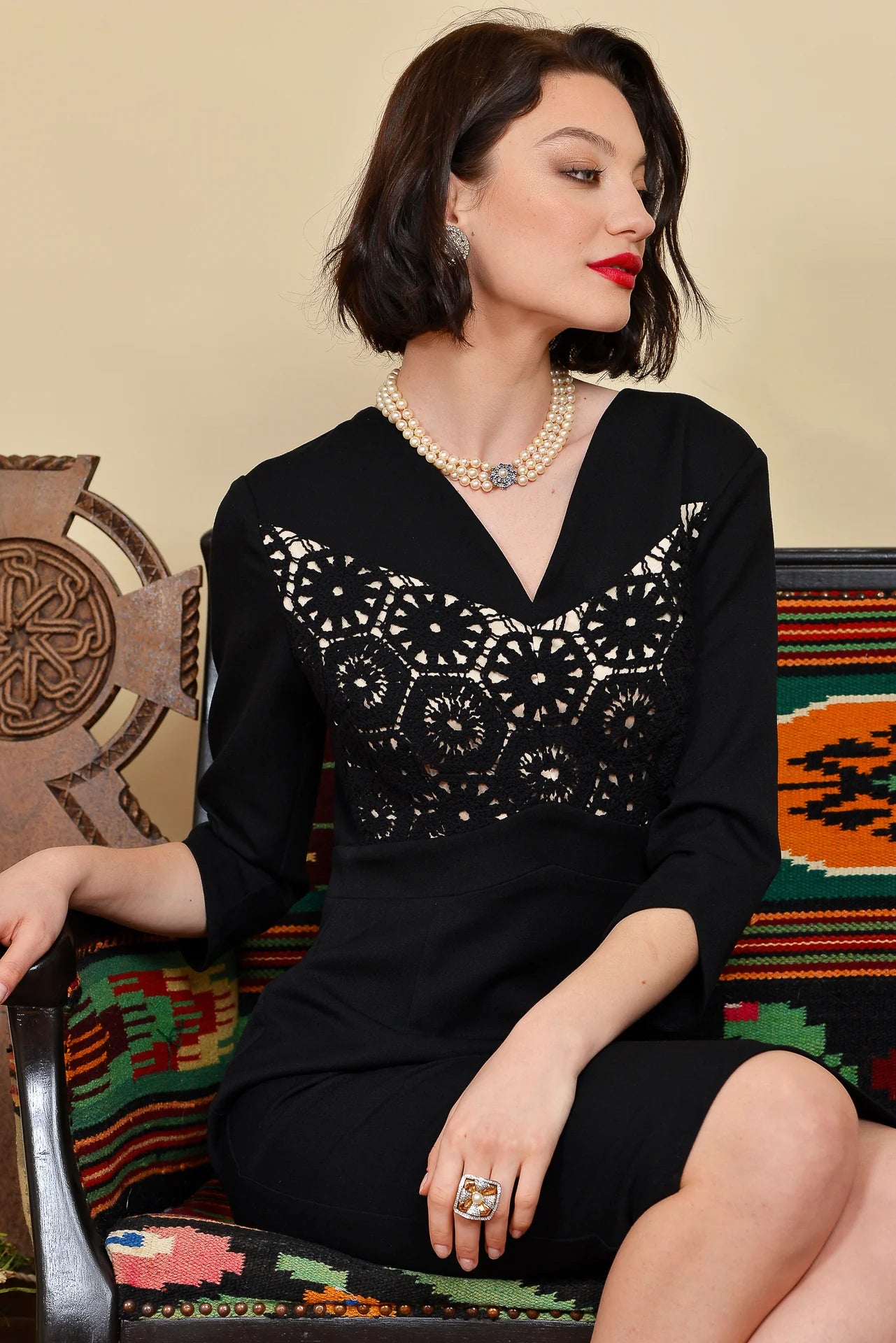 Rochia Neagra Hexagon
