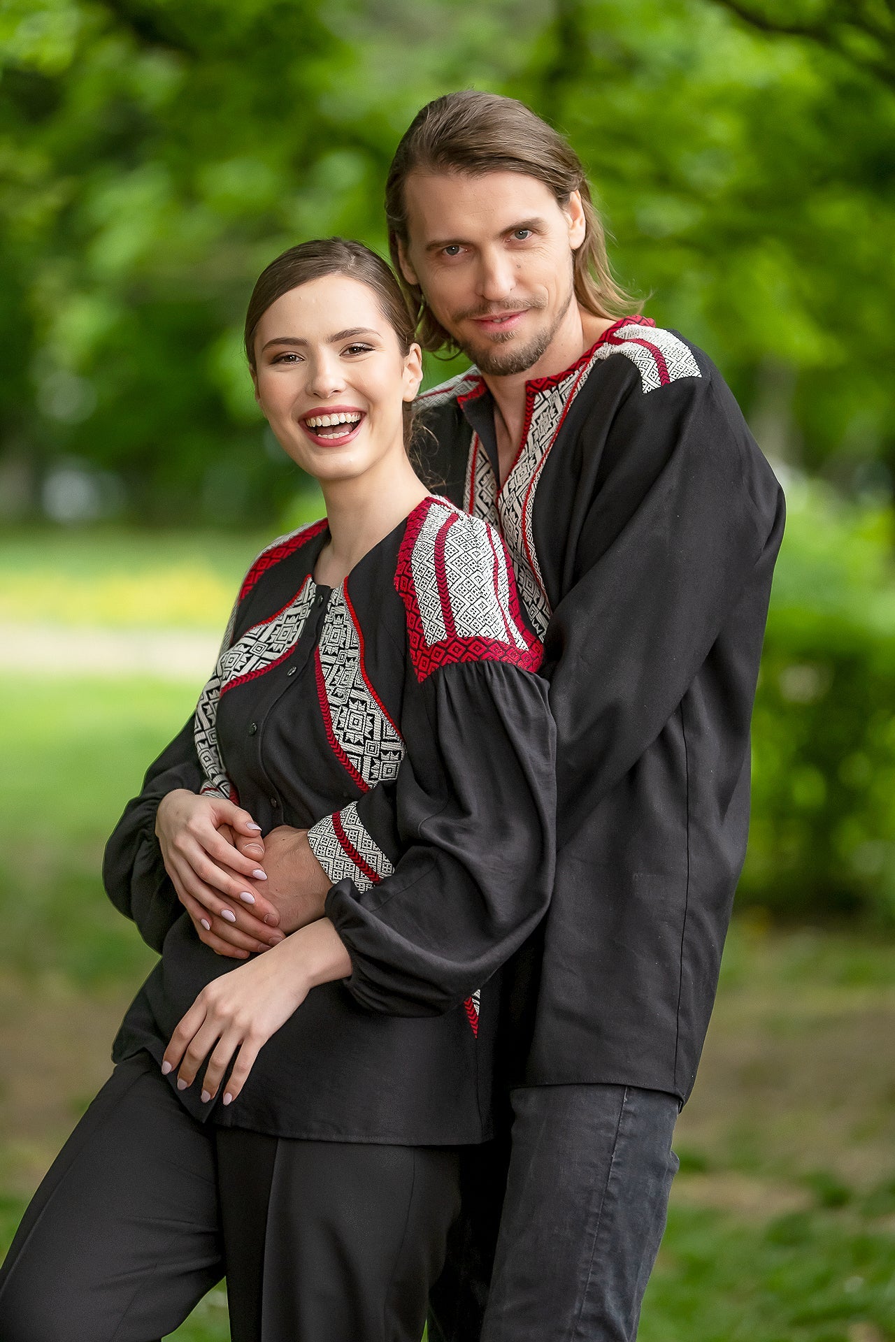 Camasa Barbateasca Traditionala Vladislav Cu Motive Populare