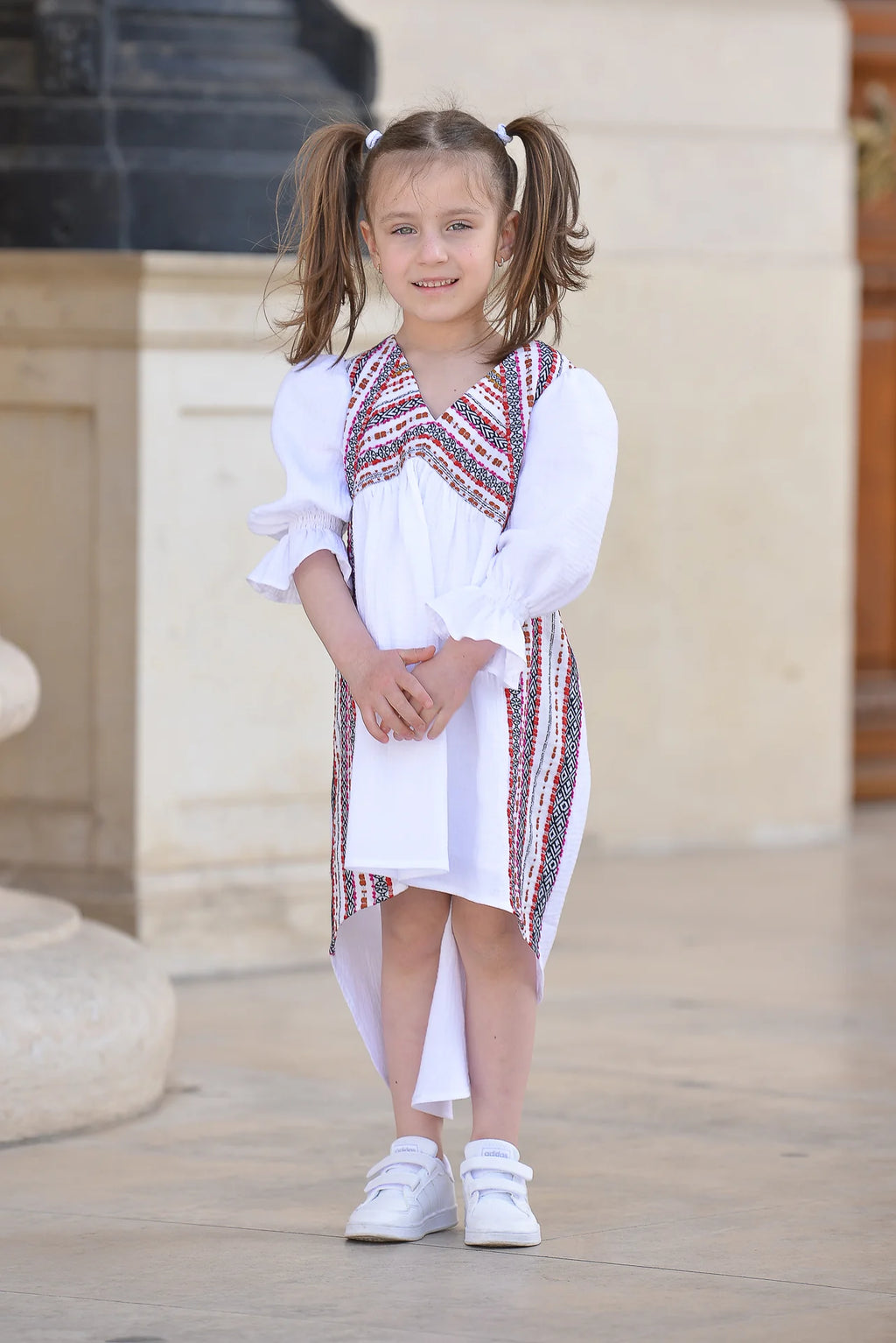 Rochita traditionala fetite Alba Agata 9 luni - 7 ani