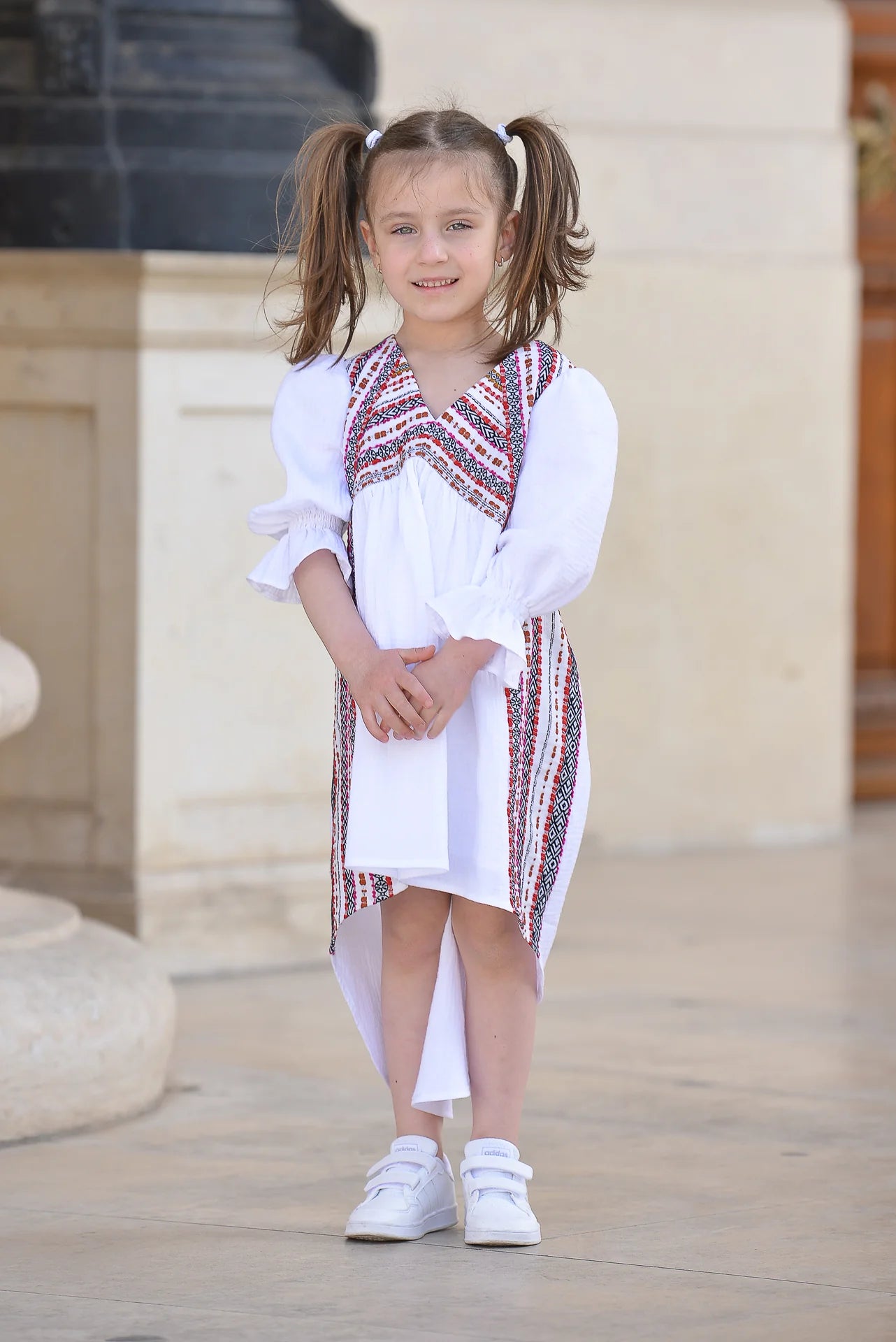 Rochita traditionala fetite Alba Agata 9 luni - 7 ani