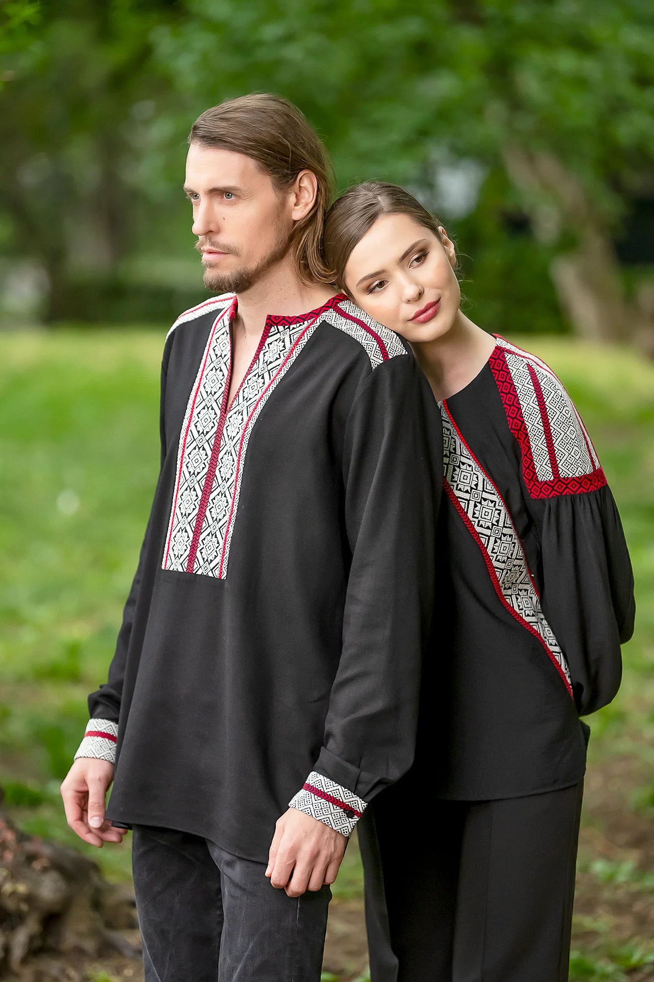 Camasa Barbateasca Traditionala Vladislav Cu Motive Populare