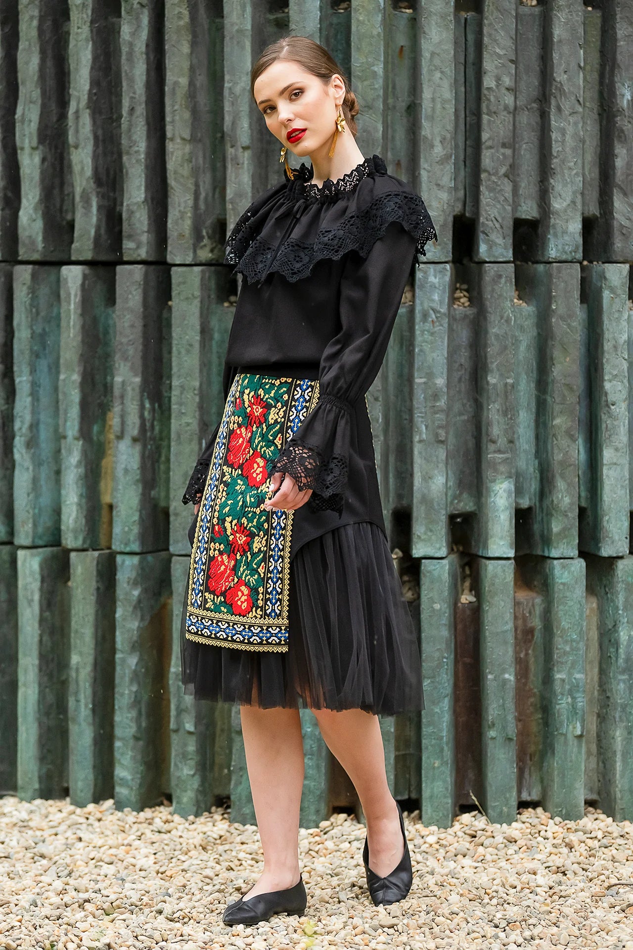 Fusta Cu Fota si Tulle