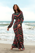 Rochie Lunga Zig Zag