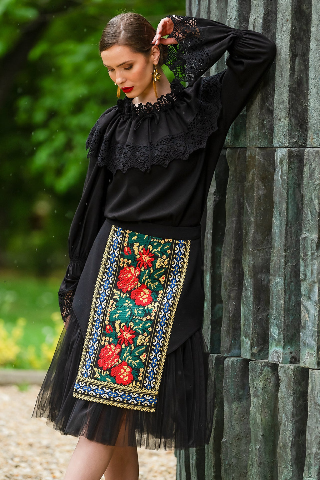 Fusta Cu Fota si Tulle
